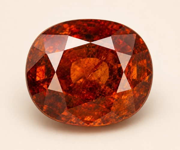 Hessonite Garnet Gemstone- The Gangeshwar Astro Vision